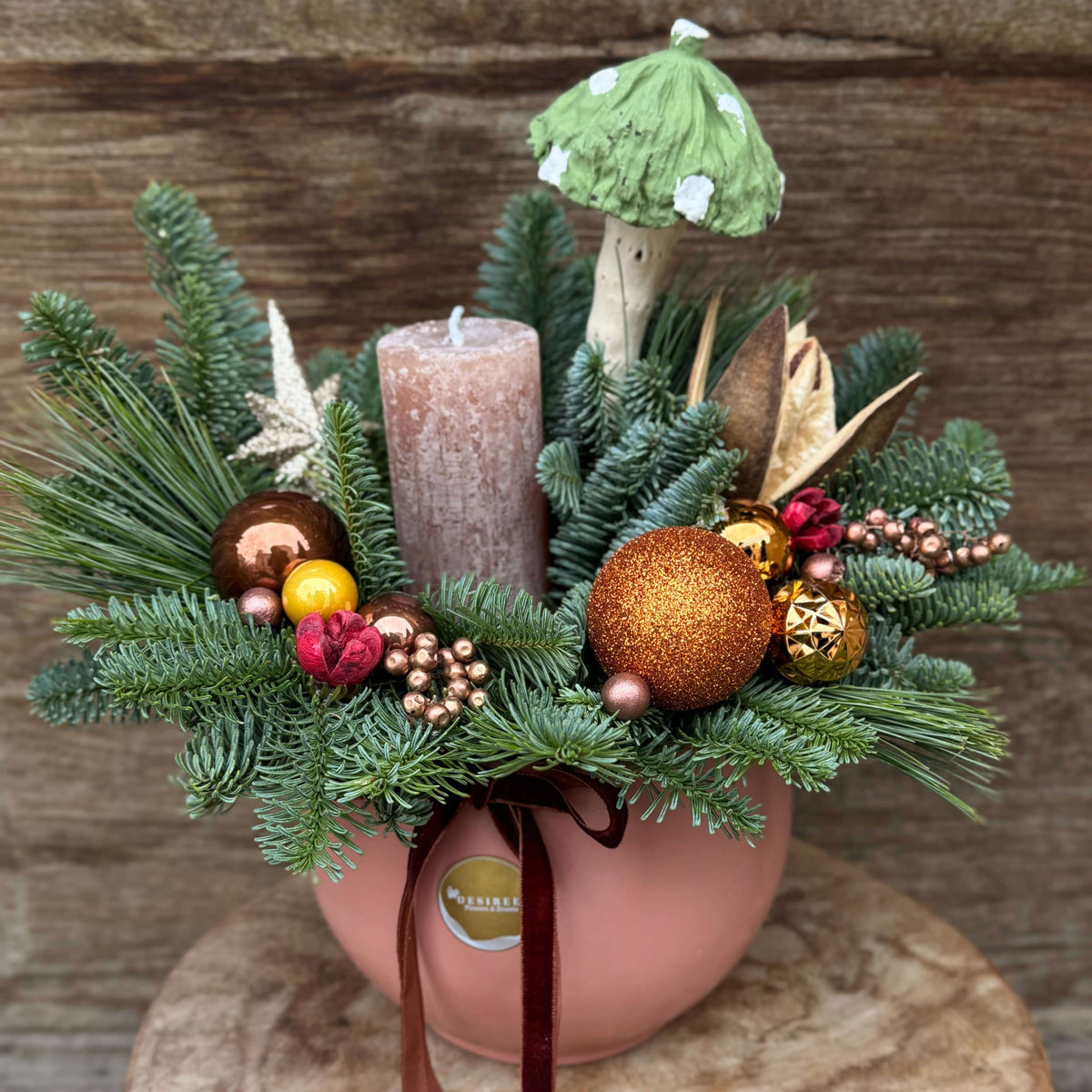 Aranjament Natural de Crăciun Woodland Glow – Limited Edition