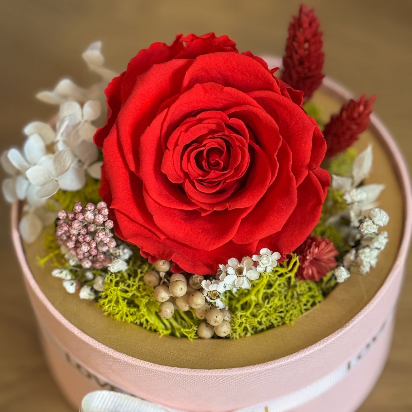 Desiree FlowerShop Trandafir conservat Premium in cupola