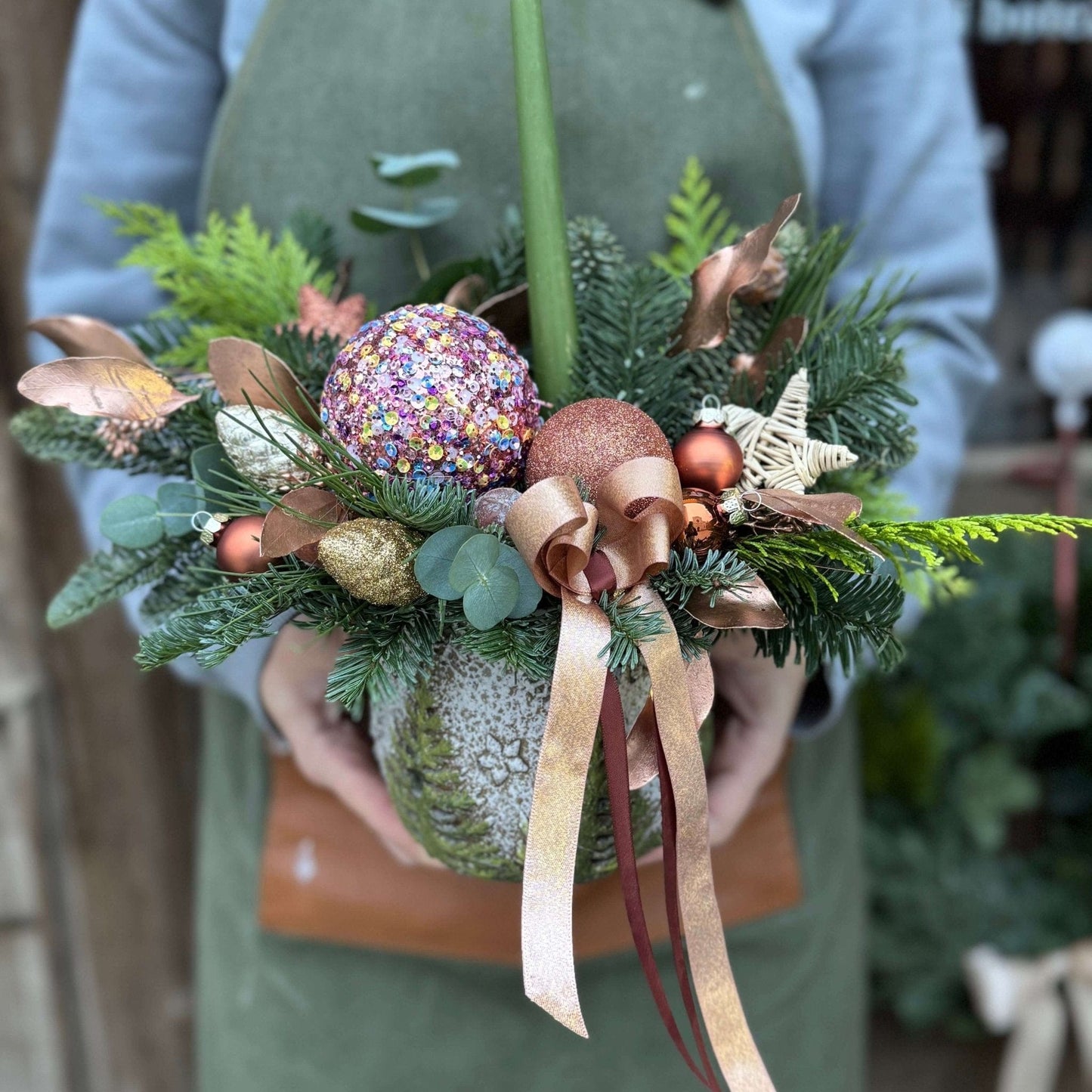 Floraria Desiree Aranjament Craciun Aranjament Crăciun Praf de Stele