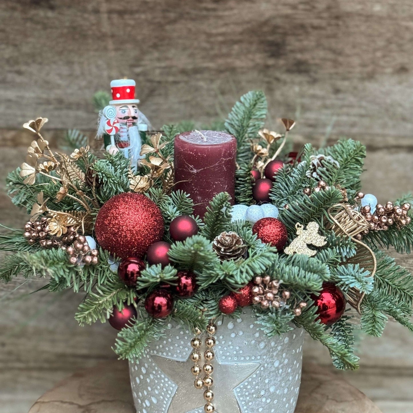 Floraria Desiree Aranjament Crăciun Silver Star