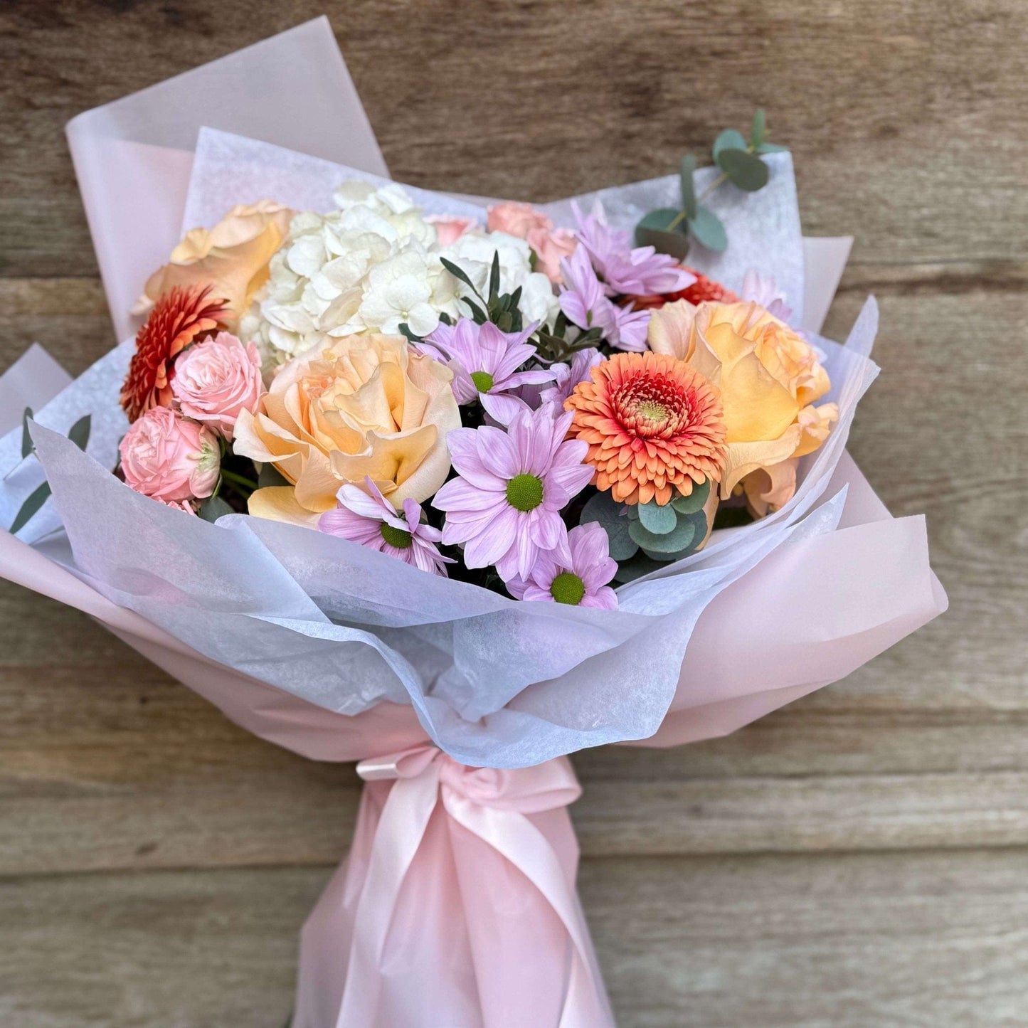 Floraria Desiree buchet _flori Buchet Orange Shades