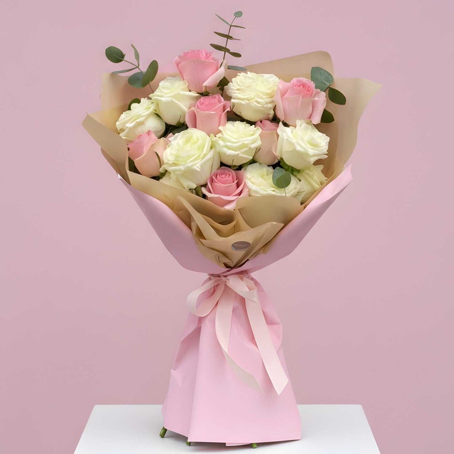 Floraria Desiree buchet_flori Buchet Trandafiri Flexati Pastel
