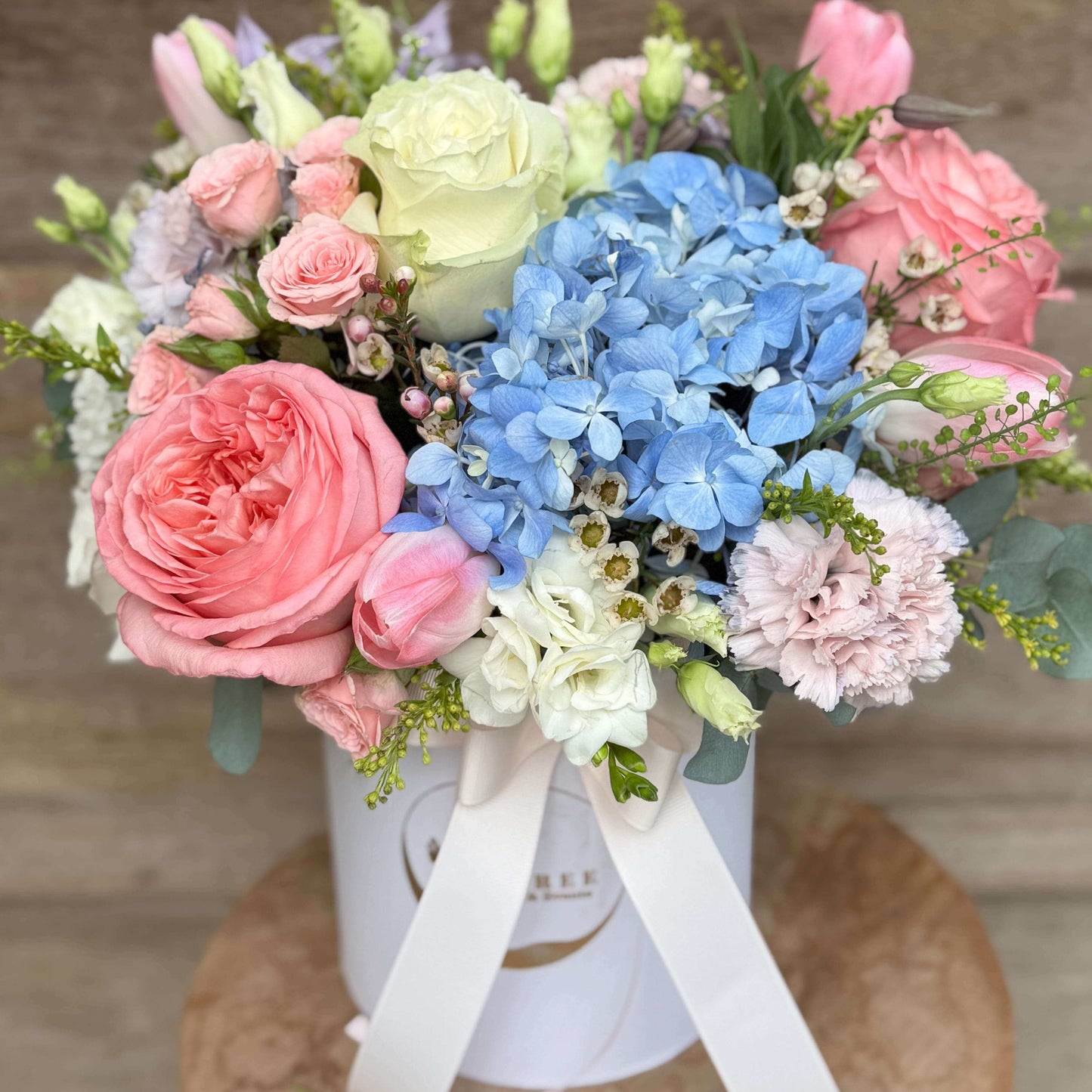 Aranjament Hortensie Bleu - Floraria Desiree