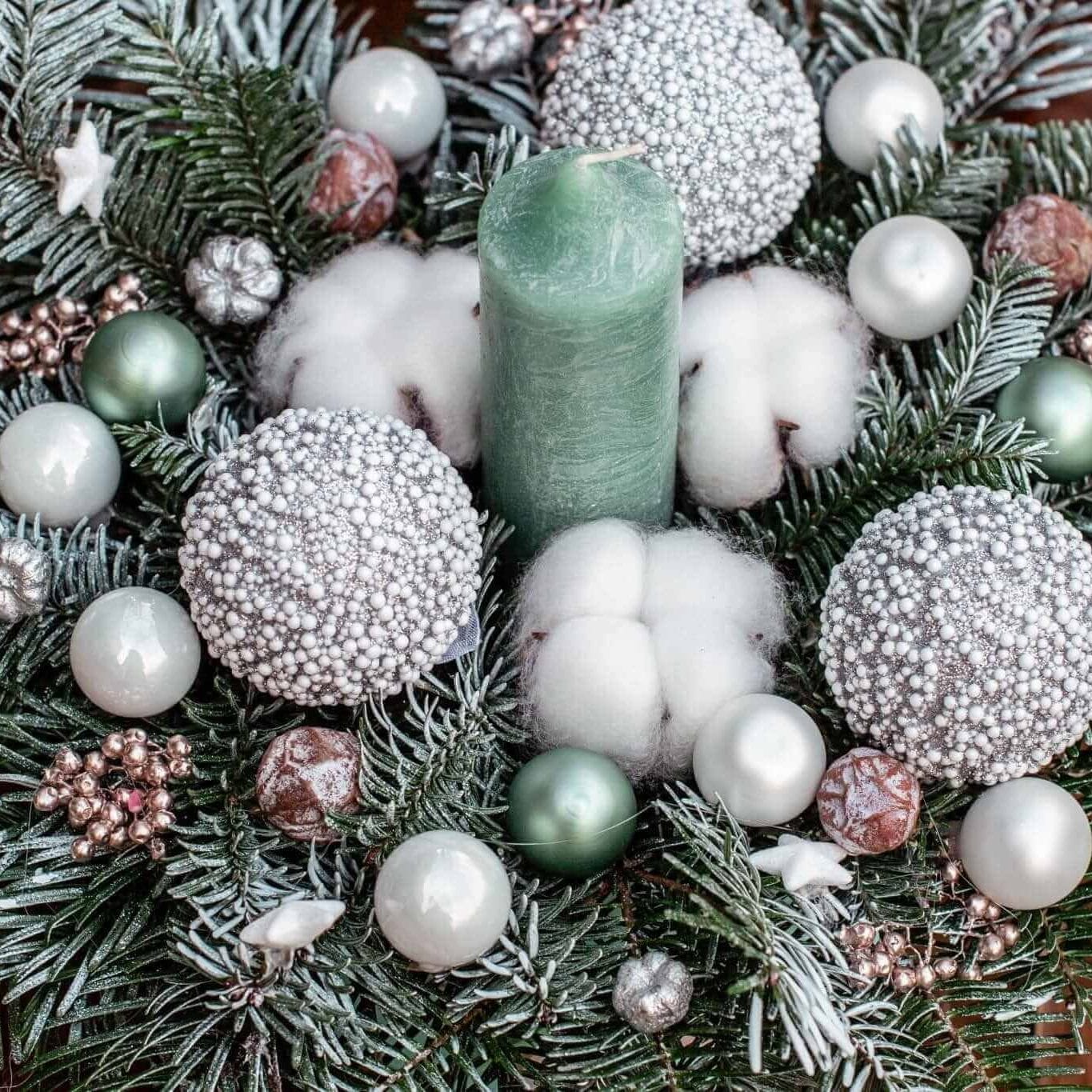 Desiree FlowerShop Aranjament Craciun Aranjament Fulgi de Nea