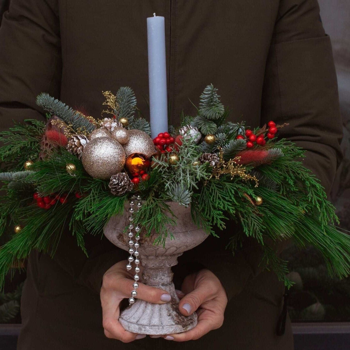 Desiree FlowerShop Aranjament Craciun Aranjament Pocal Antic