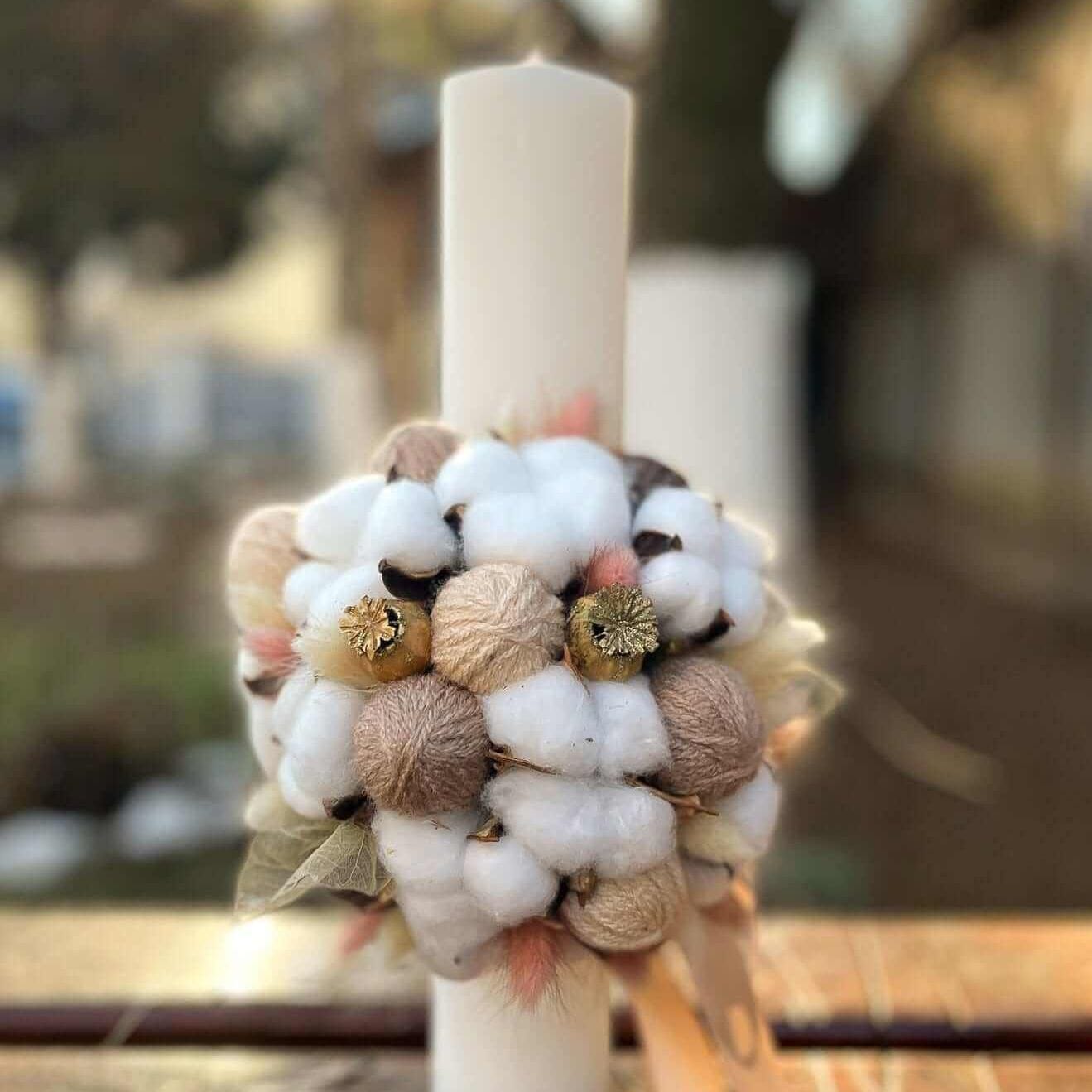 Desiree FlowerShop lumanare botez Lumanare botez bumbac