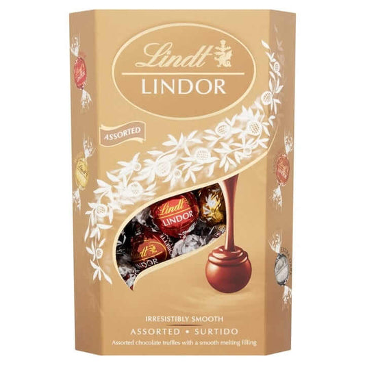 Bomboane de ciocolata Lindt Lindor asortate, 337g