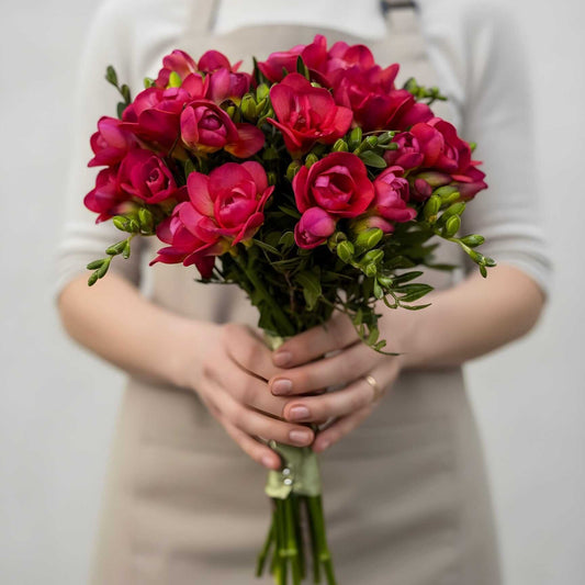 Buchet 15 frezii colorate