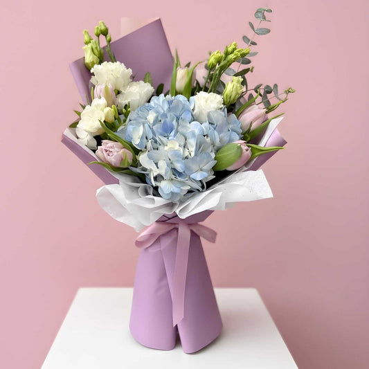 Buchet Lila&White