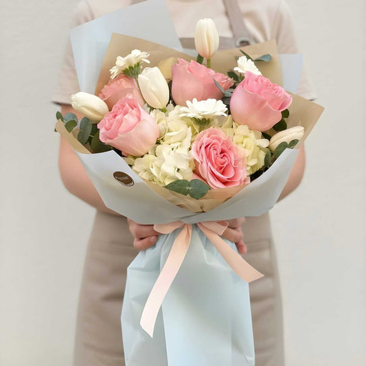Buchet Pastel Primăvară Delicată