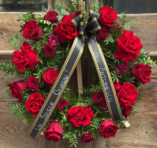 Coroană funerară Adio din Inimă