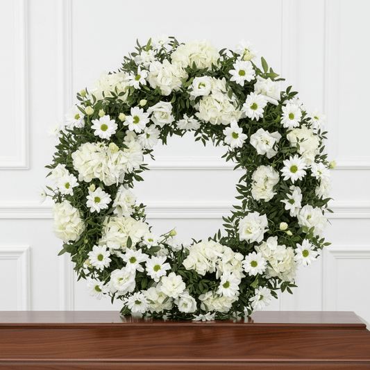 Coroană funerară Omagiu -livrare Galati