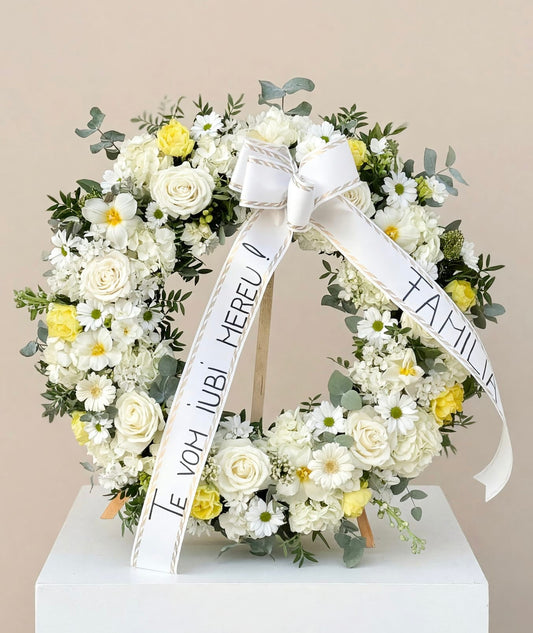 Coroana funerara Sincere Condoleante