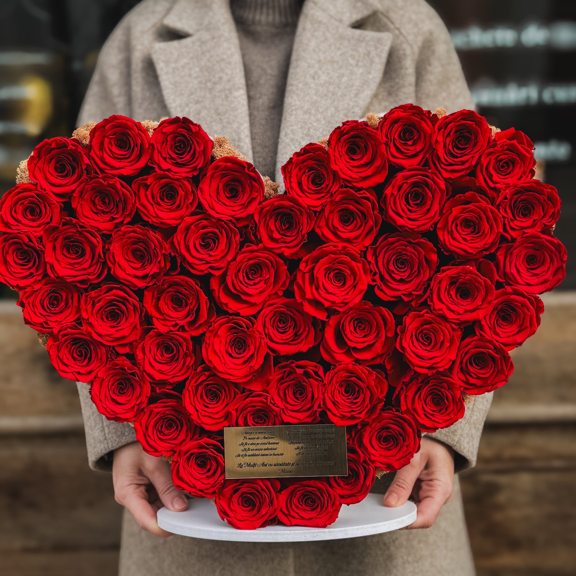 Desiree FlowerShop aranjament_floral Aranjament Conservat Inima Nemuritoare