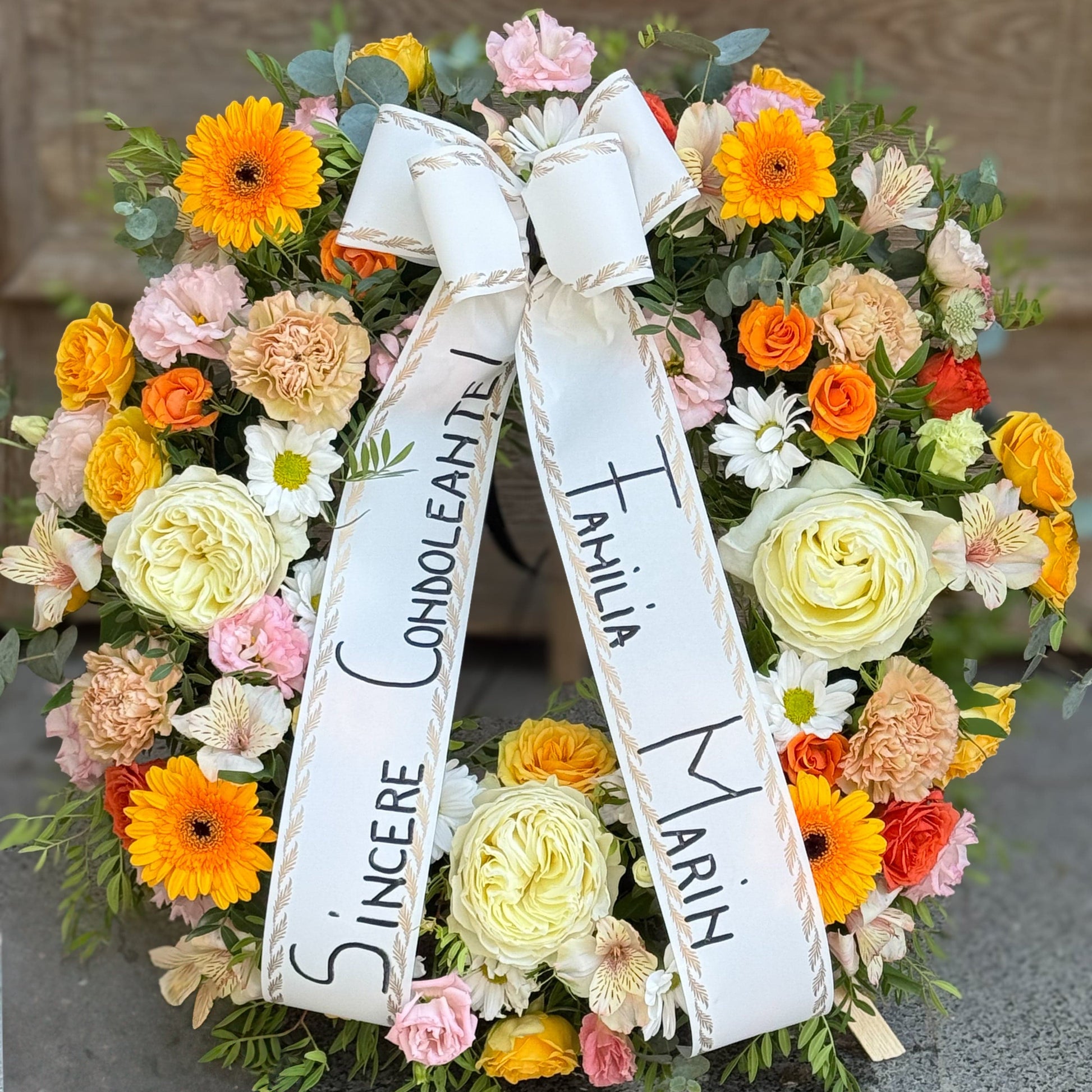 Desiree FlowerShop Coroana_funerara Coroana funerara Prieten Drag