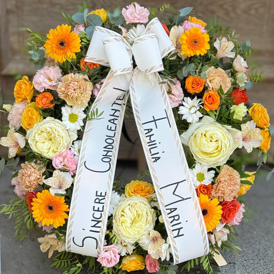 Desiree FlowerShop Coroana_funerara Coroana funerara Prieten Drag