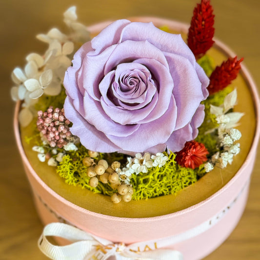 Desiree FlowerShop Trandafir conservat Premium in cupola