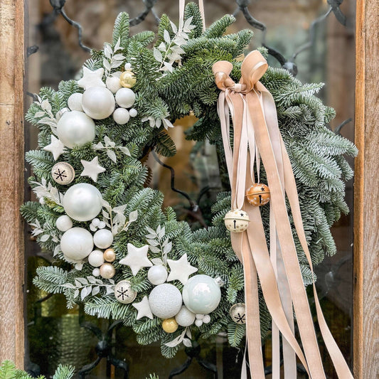 Floraria Desiree Aranjament Craciun Coroniță Crăciun White Star