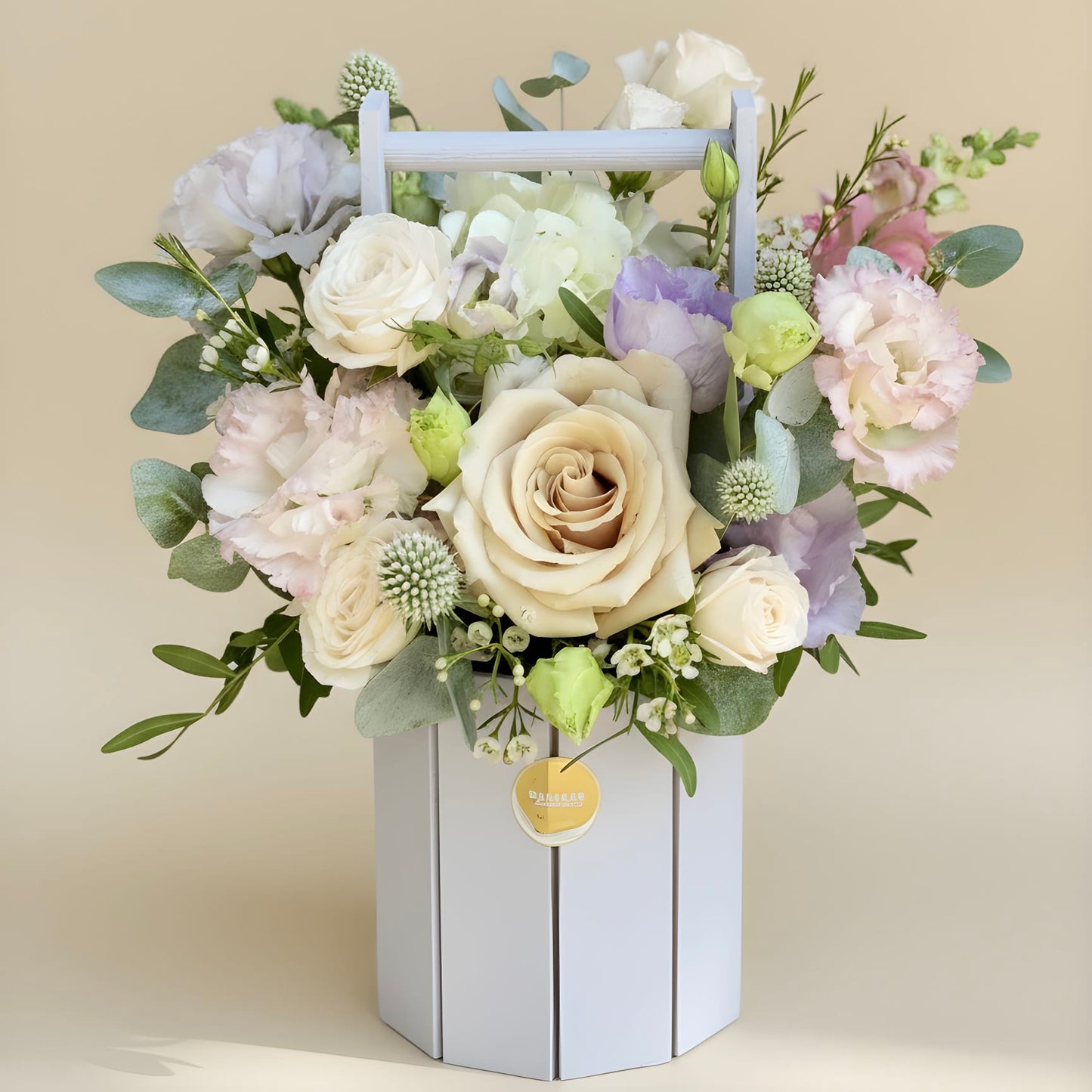 Floraria Desiree aranjament-floral Aranjament Floral Pastel cu Trandafiri