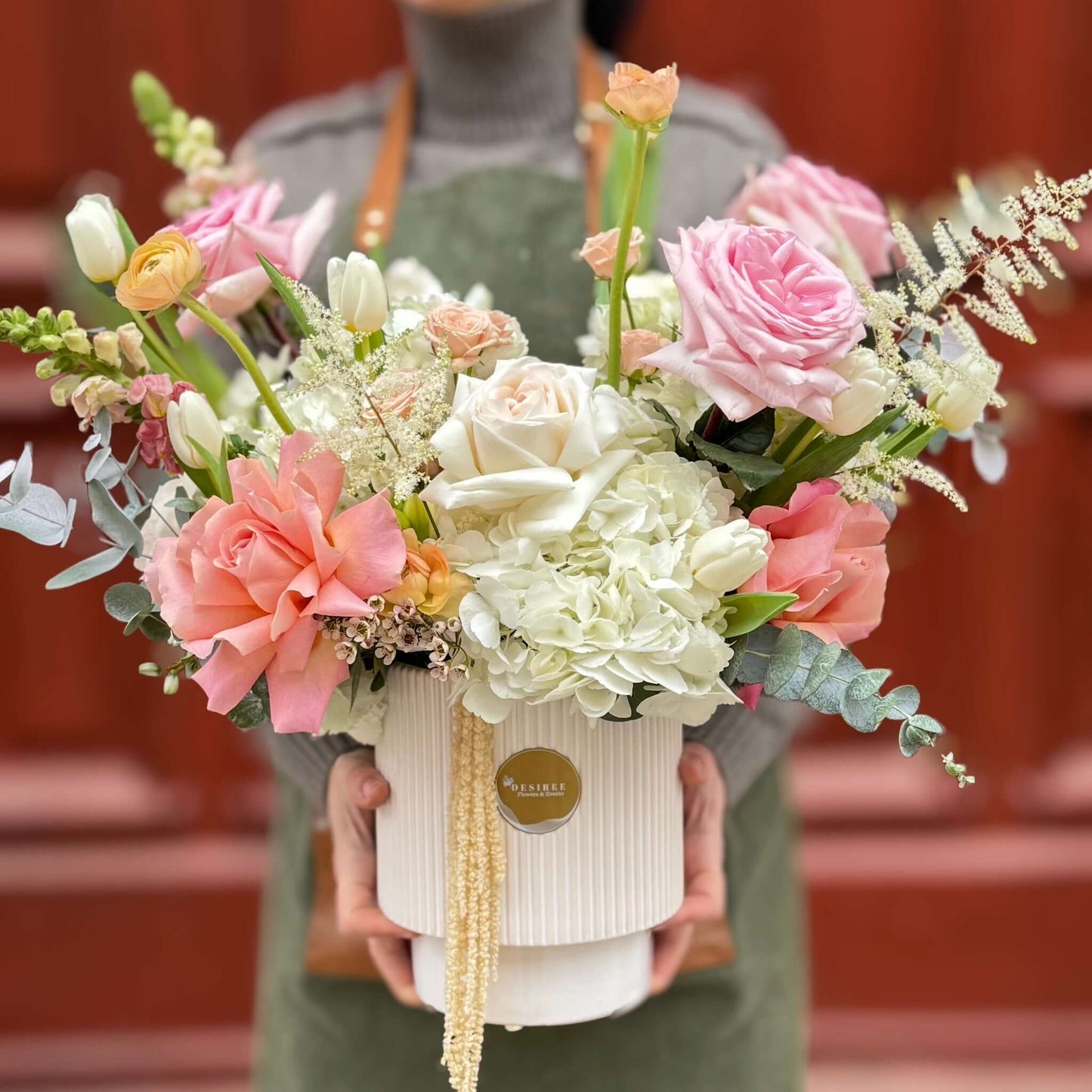Floraria Desiree Aranjament_floral_primavara Aranjament Peach Dream