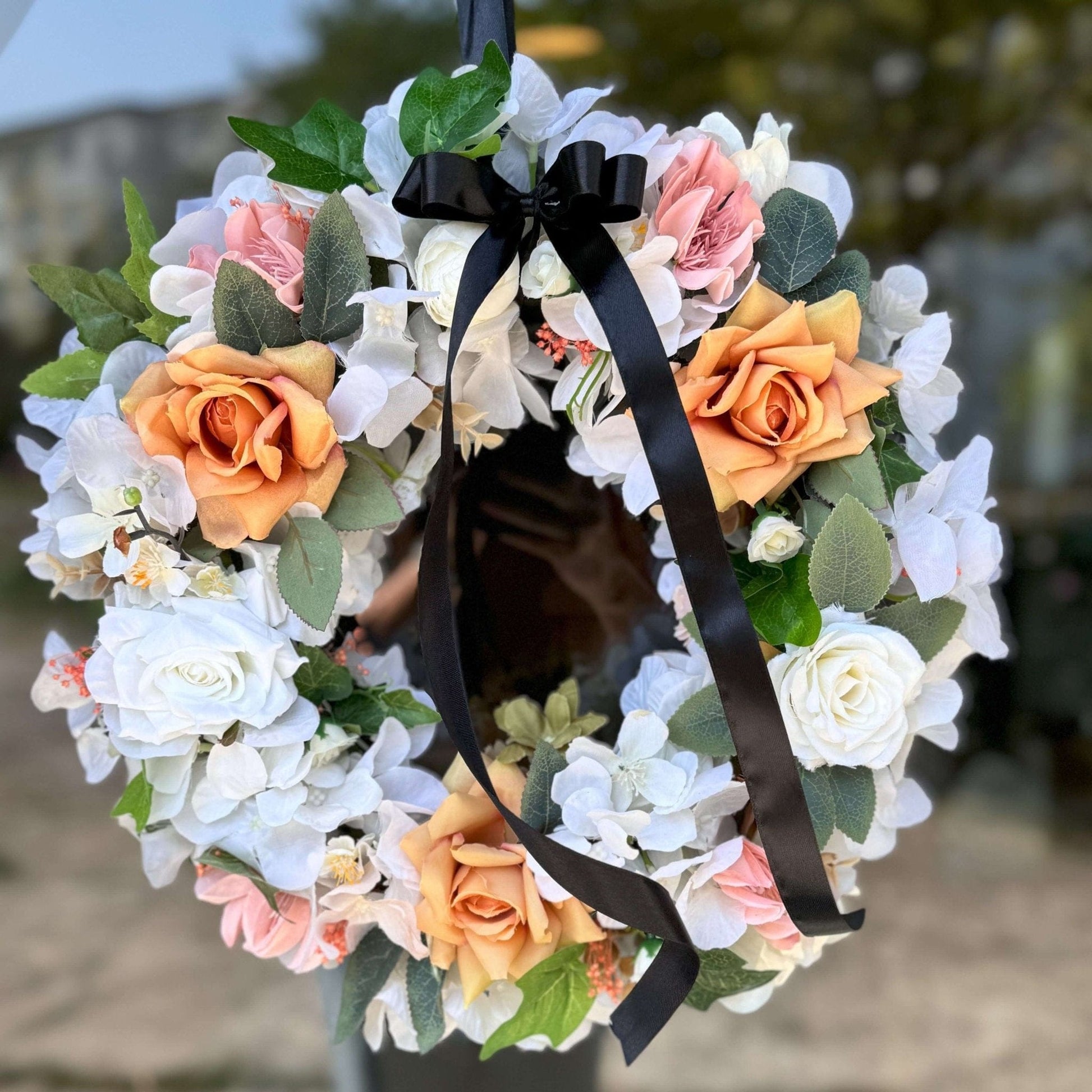 Floraria Desiree Aranjament_funerar Coronita artificiala pentru cruce