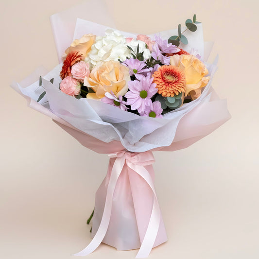 Floraria Desiree buchet _flori Buchet Orange Shades