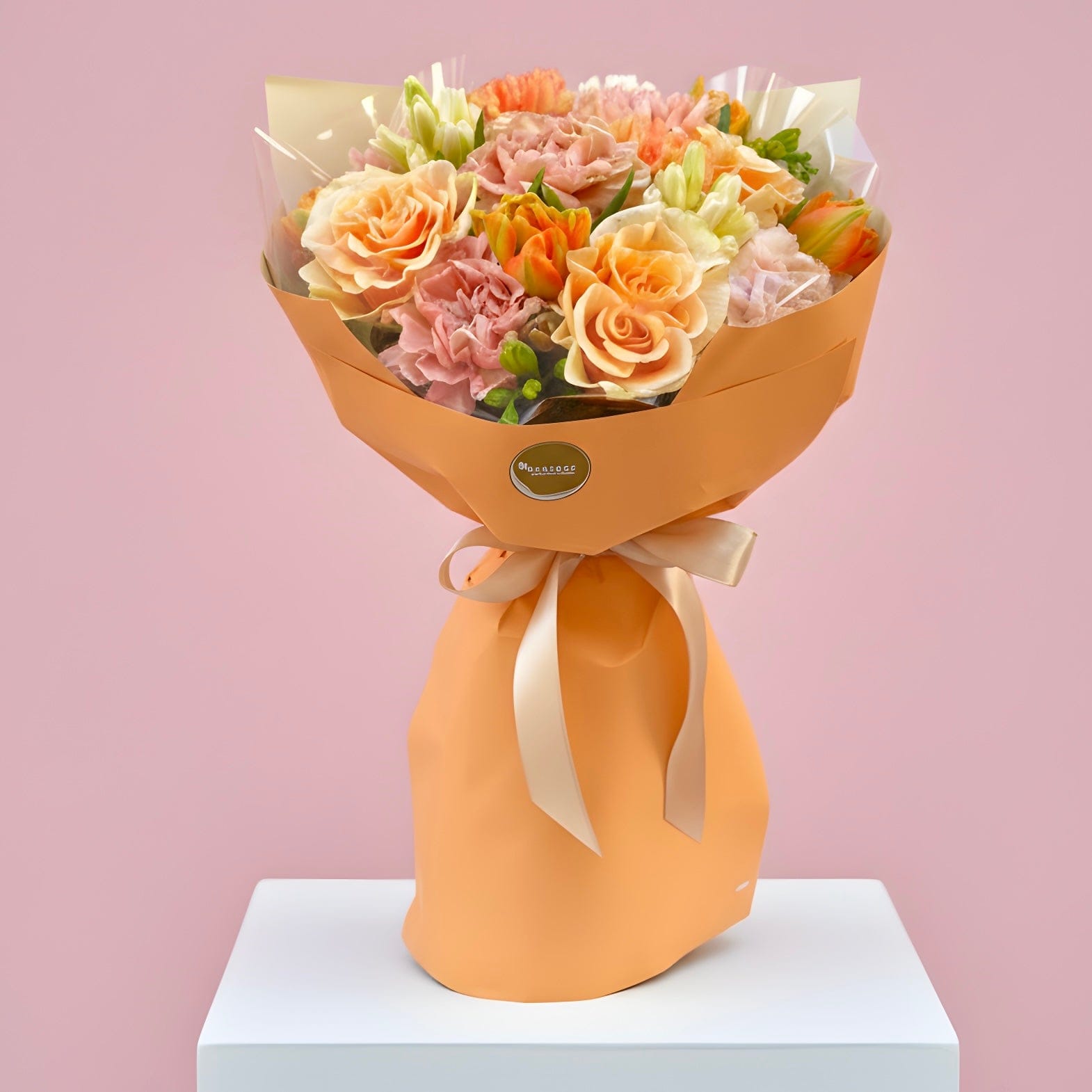 Floraria Desiree buchet _flori Buchet Răsărit în Petale -cu trandafiri si flori de primavara