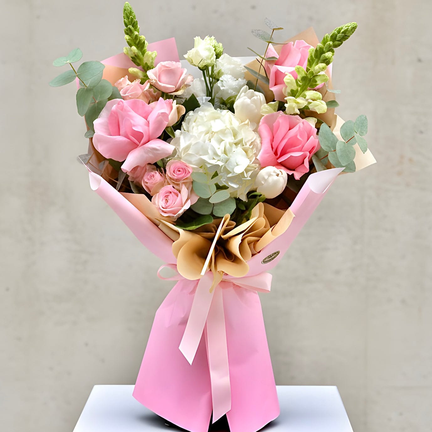 Floraria Desiree buchet_flori Buchet Peach Pink