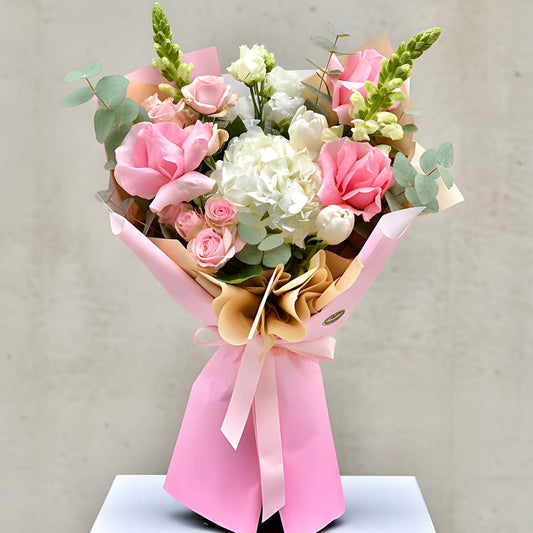 Floraria Desiree buchet_flori Buchet Peach Pink