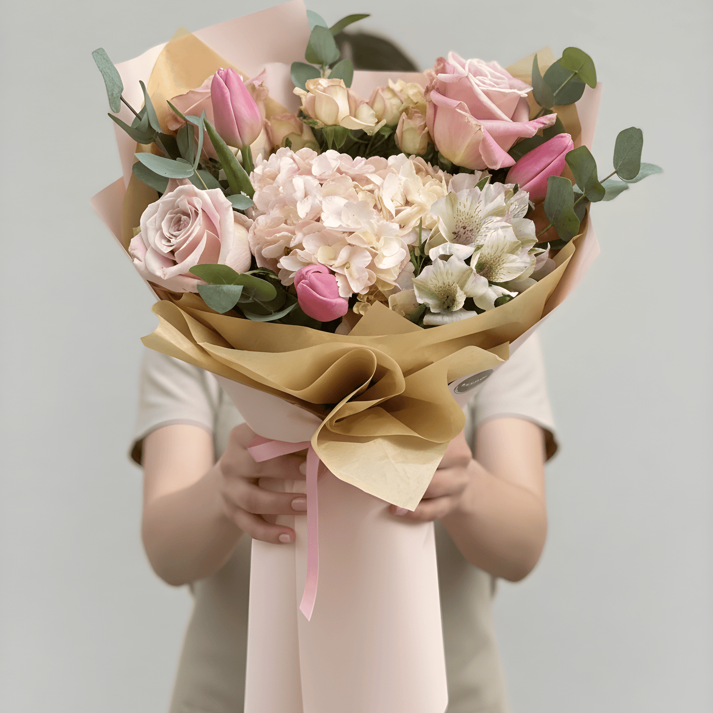 Floraria Desiree buchet_flori Buchet Pink Elegance