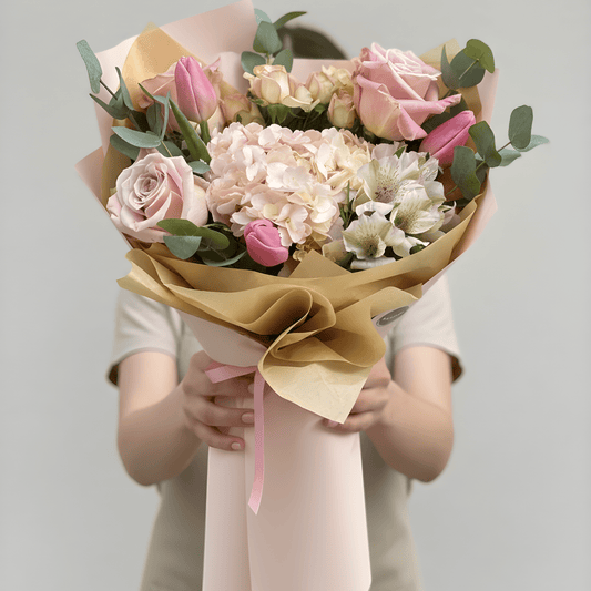 Floraria Desiree buchet_flori Buchet Pink Elegance