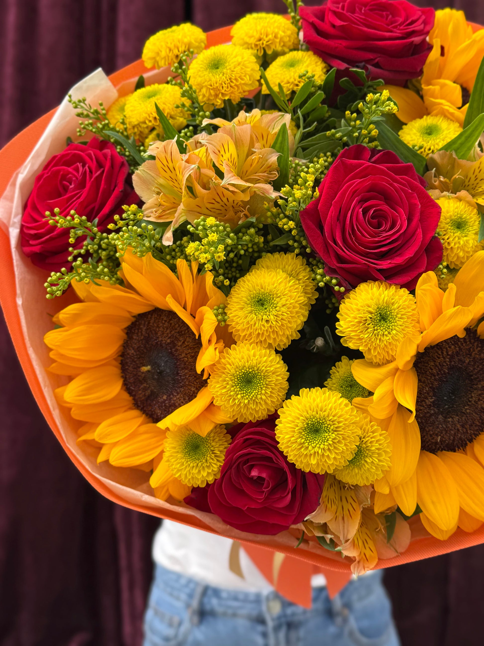 Buchet Sunflower Glow - Floraria Desiree