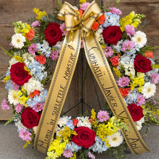 Floraria Desiree coroana funerara Coroană funerară Eternitate