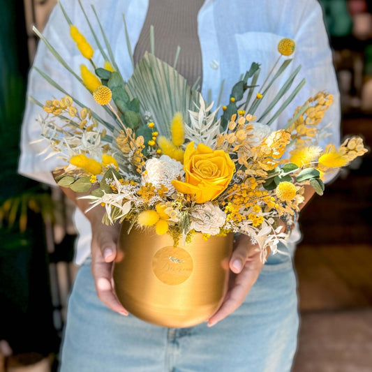 Floraria Desiree Home & Garden Aranjament conservat Golden Hour
