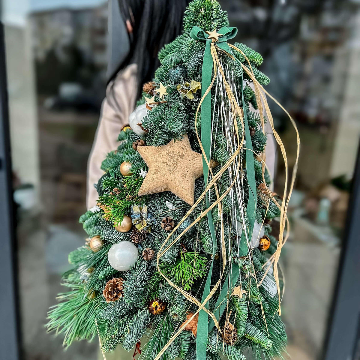 Mini -Bradut decorativ 60 cm