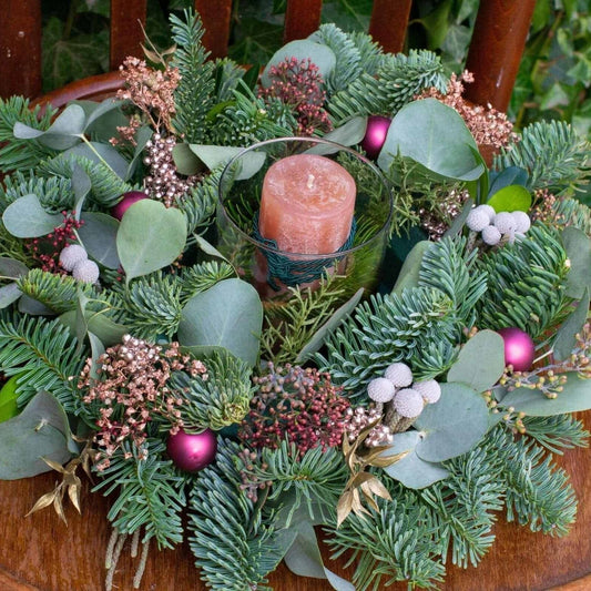 Desiree FlowerShop Aranjament Brown candle