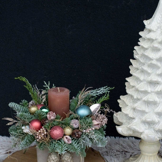 Desiree FlowerShop Aranjament Craciun Aranjament  Grey Pot