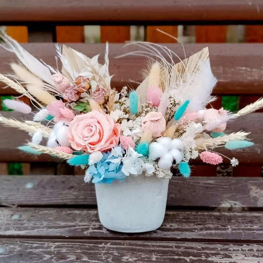 Desiree FlowerShop Aranjament trandafir criogenat Peach