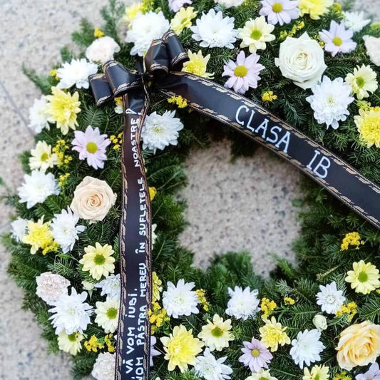 Desiree FlowerShop Coroana funerara Nu Te Vom Uita!