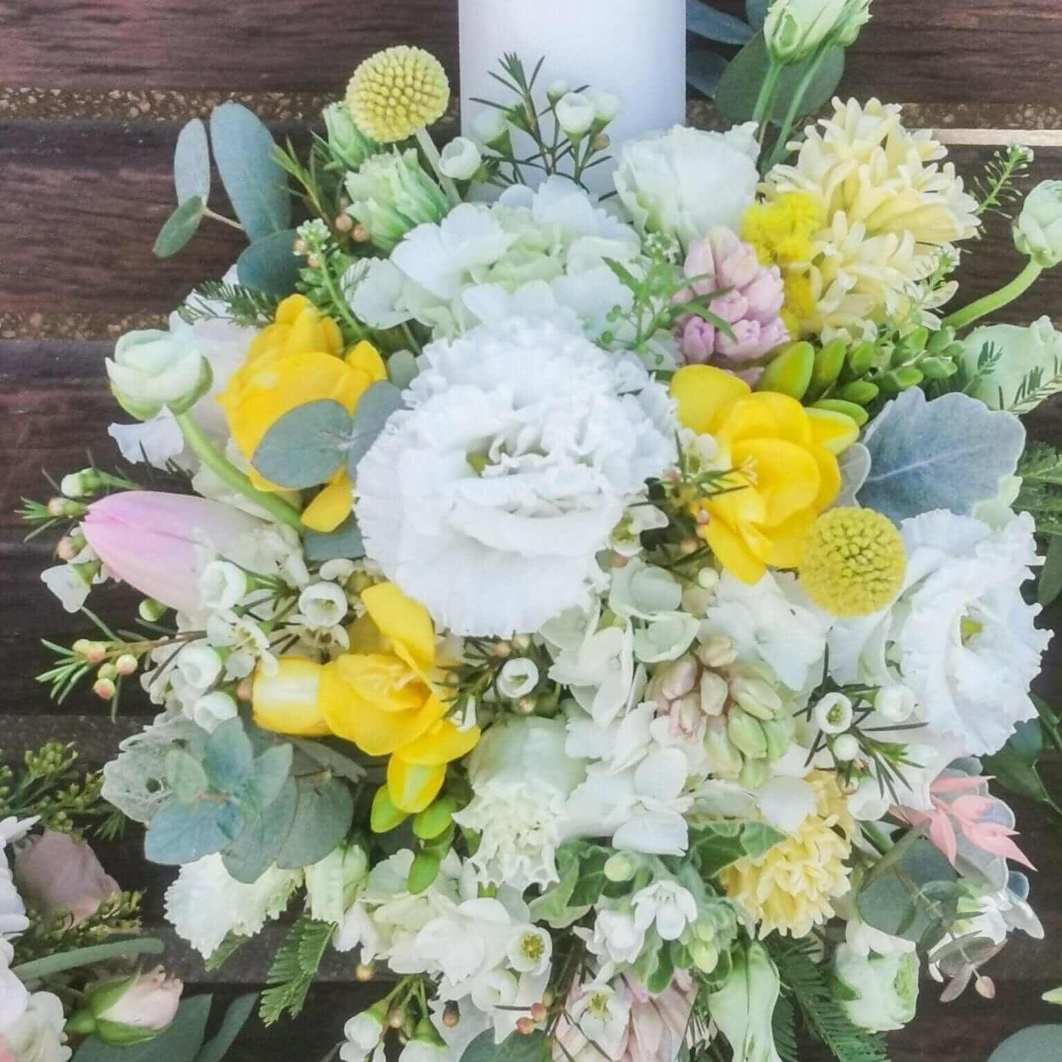 Desiree FlowerShop lumanare_botez Lumanare Desiree Yellow