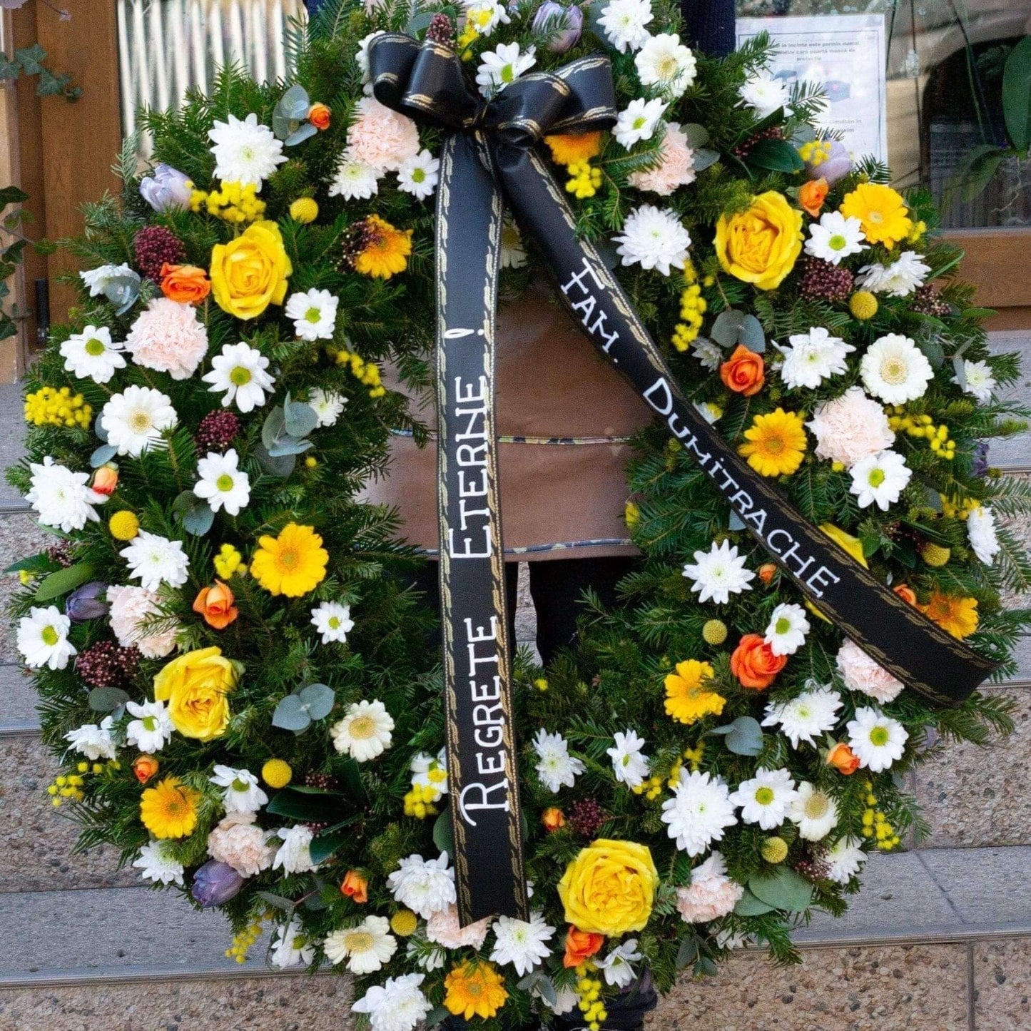 Floraria Desiree coroana funerara Coroană funerară Eternitate