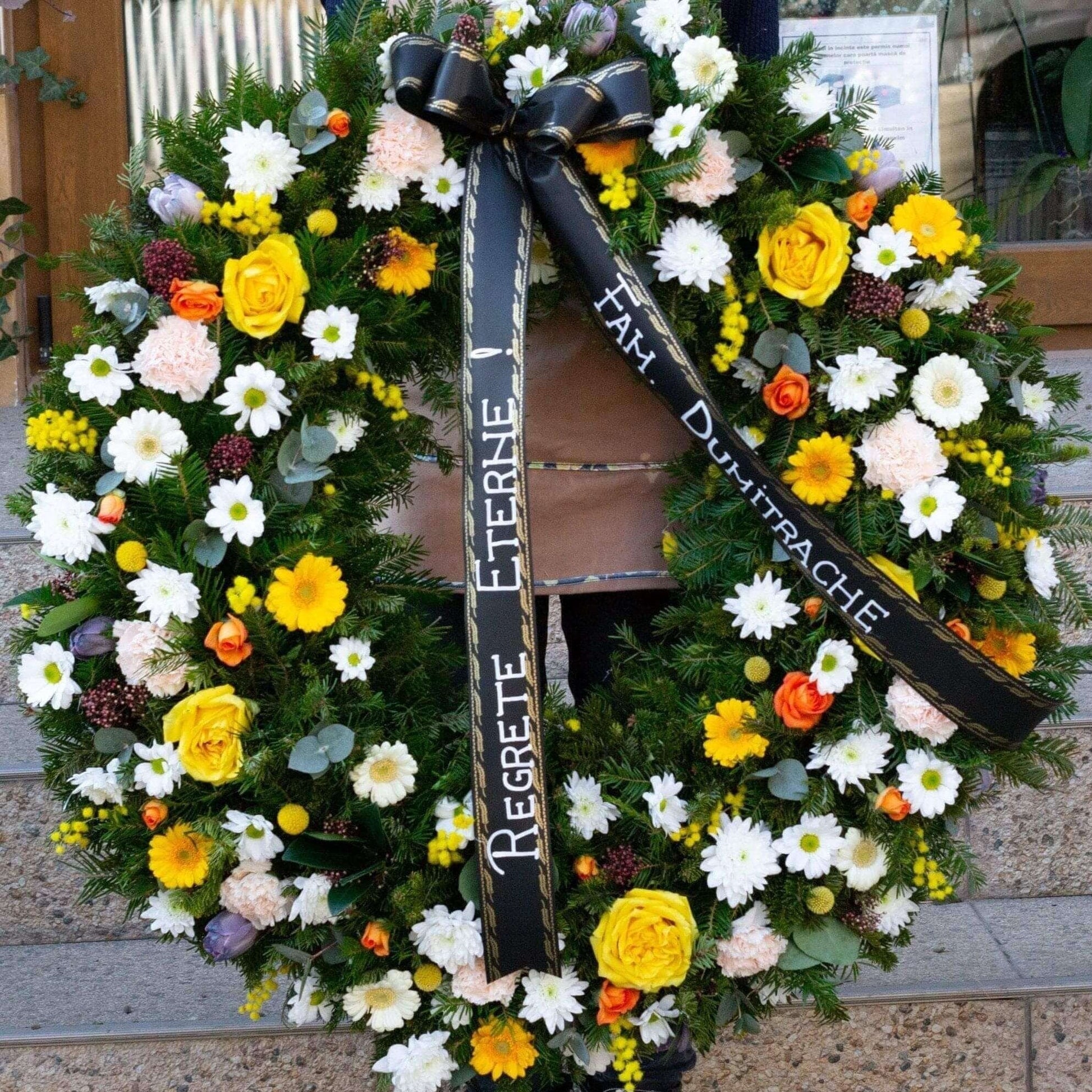 Floraria Desiree coroana funerara Coroană funerară Eternitate